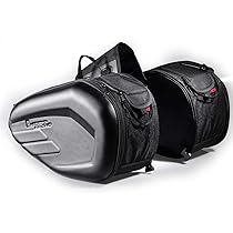 Amazon | バイク用 サイドバッグ ツーリングバッグ レインカバー
